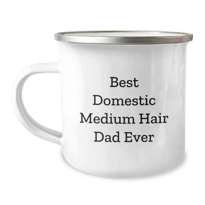 Funny Domestic Medium Hair Cat Gifts from Dad to His Furry Friend Camping Mug for Graduation Unique Gifts - The Buy Boom