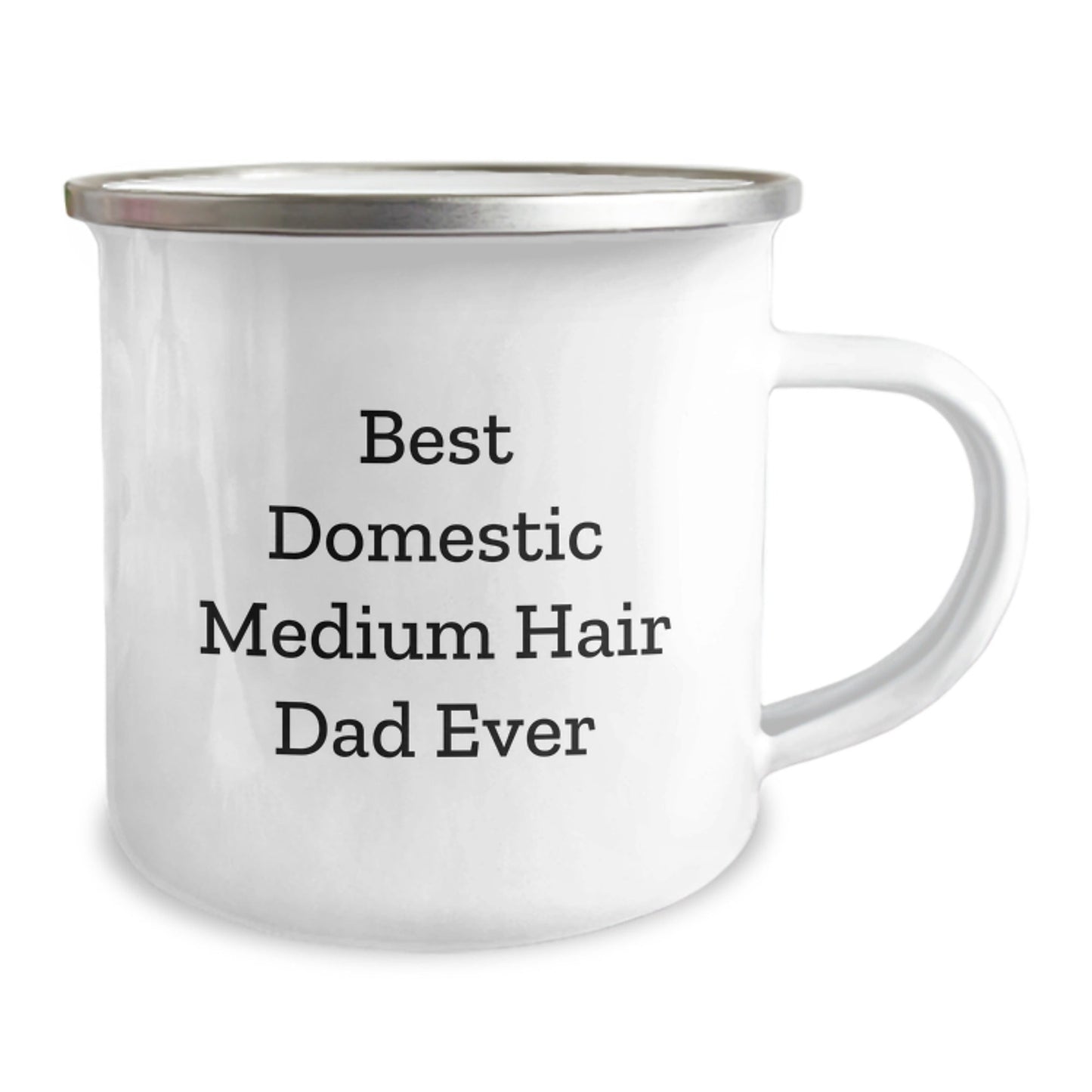 Funny Domestic Medium Hair Cat Gifts from Dad to His Furry Friend Camping Mug for Graduation Unique Gifts - The Buy Boom