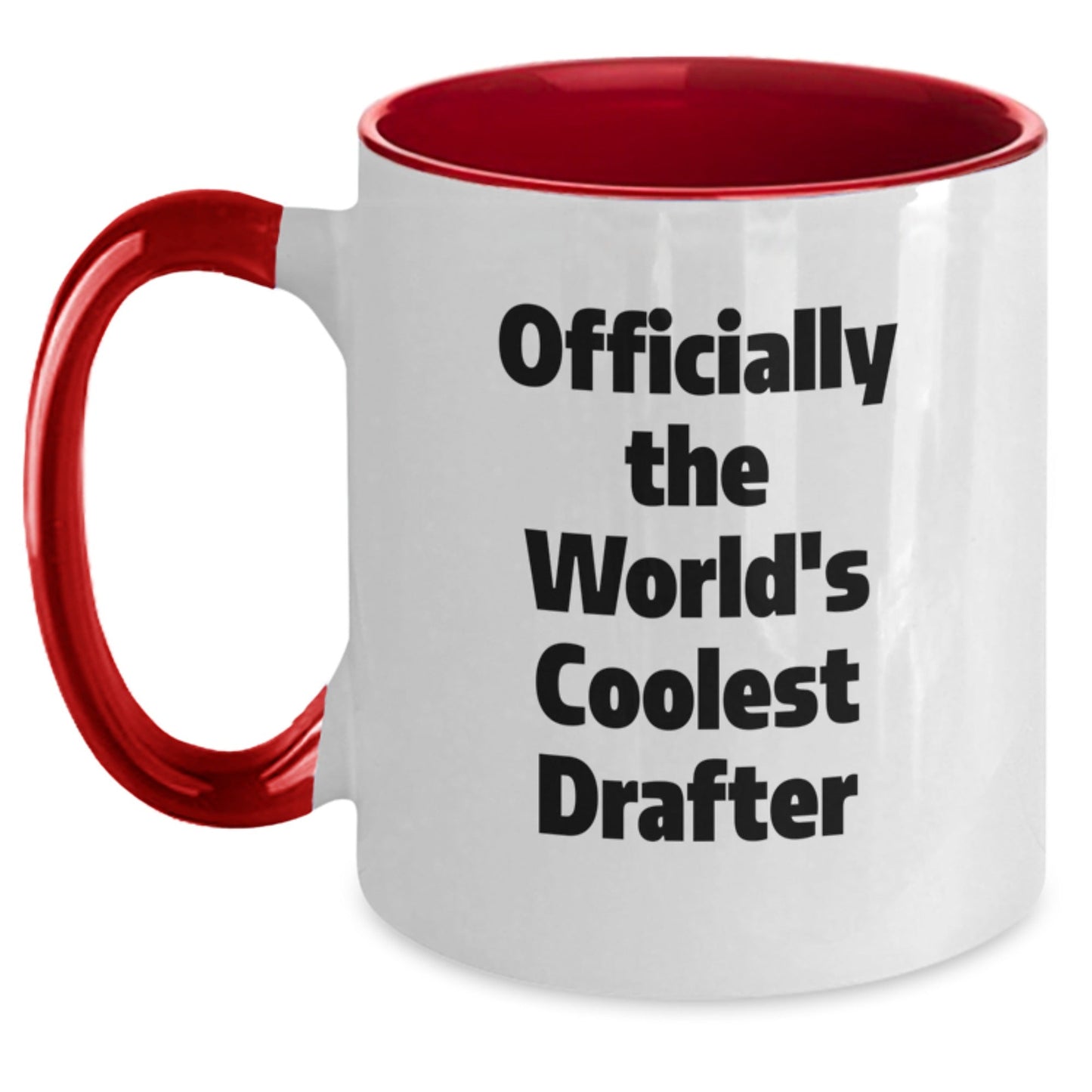Funny Drafter Gifts from Men to Friends - Officially The World's Coolest Drafter Two Tone Coffee Mug for Drafter Enthusiasts, Unique Christmas Unique Gifts - The Buy Boom