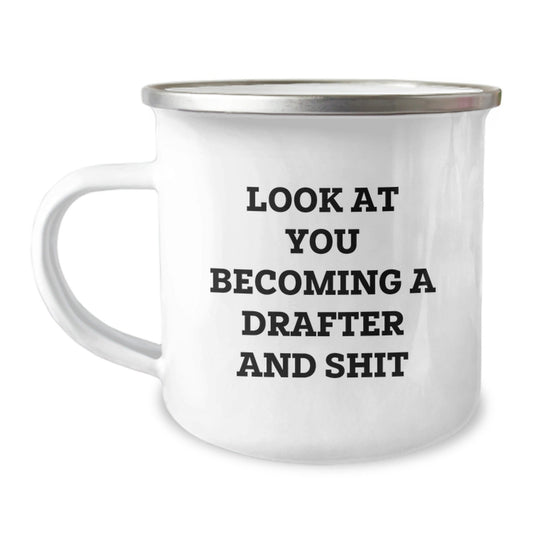 Funny Drafter Gifts from Men to Friends, Unique Camping Mug for Drafter Enthusiasts, Christmas Unique Gifts for Drafter - The Buy Boom