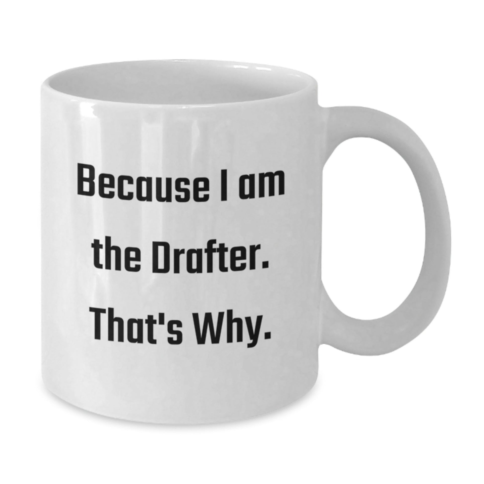 Funny Drafter White Coffee Mugs Gifts from Family for Men Christmas Unique Presents - The Buy Boom