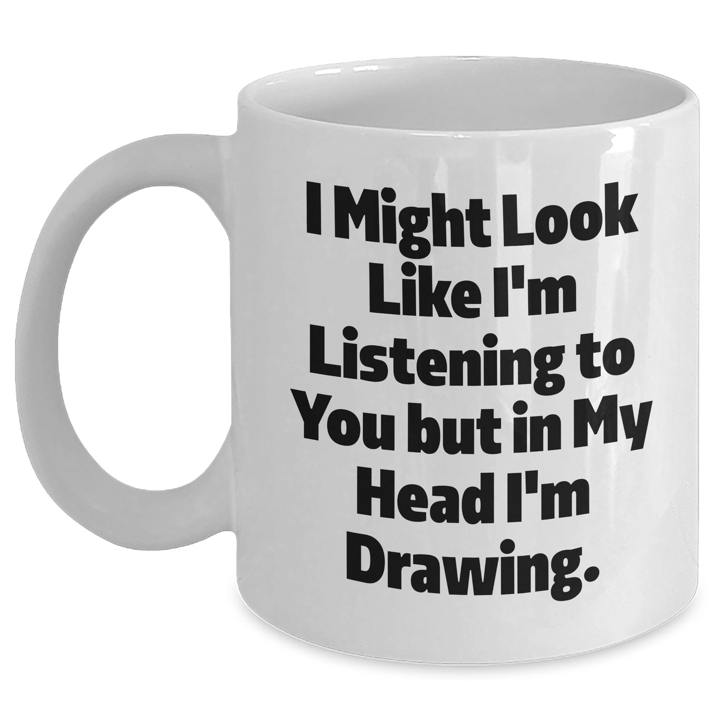 Funny Drawing Quotes Gifts for Men from Family, Unique White Coffee Mug for Father's Day - The Buy Boom