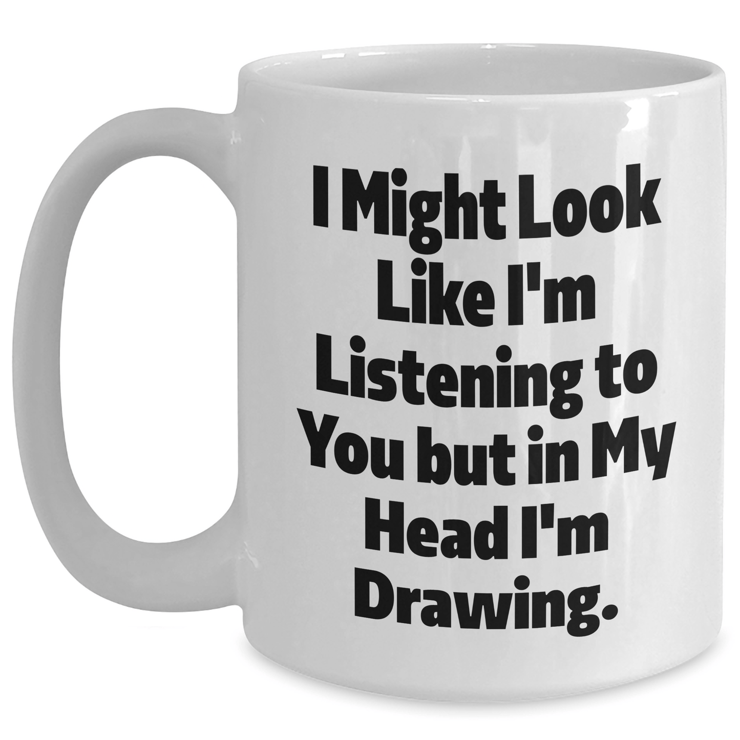 Funny Drawing Quotes Gifts for Men from Family, Unique White Coffee Mug for Father's Day - The Buy Boom