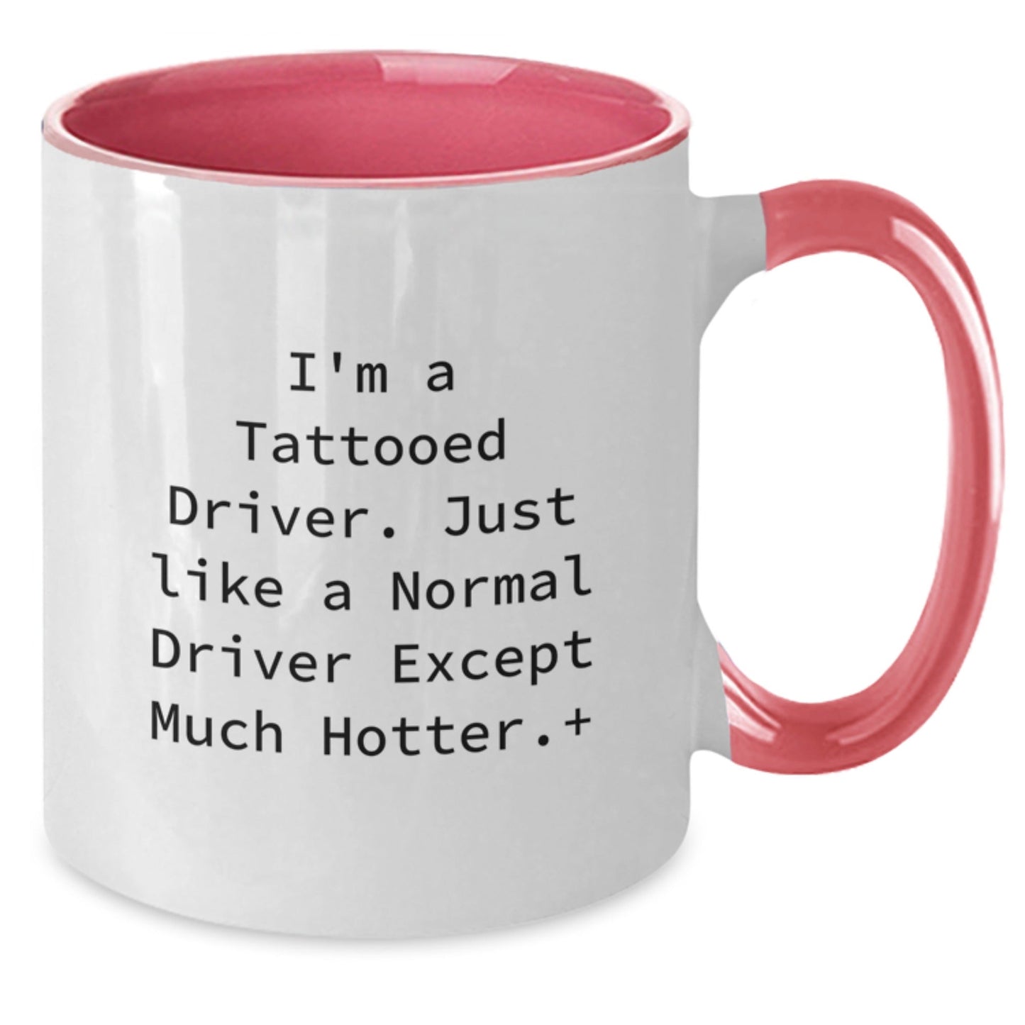 Funny Driver Gifts for Men, 'I'm A Tattooed Driver' Two Tone Coffee Mug for Graduation, Unique Gifts from Family, Friends, or Coworkers - The Buy Boom