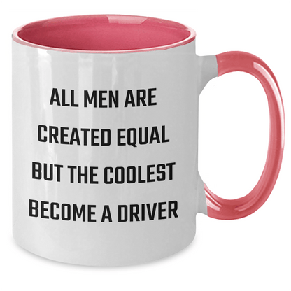 Funny Driver Gifts from Men - Unique Two Tone Coffee Mug for Father's Day - The Buy Boom