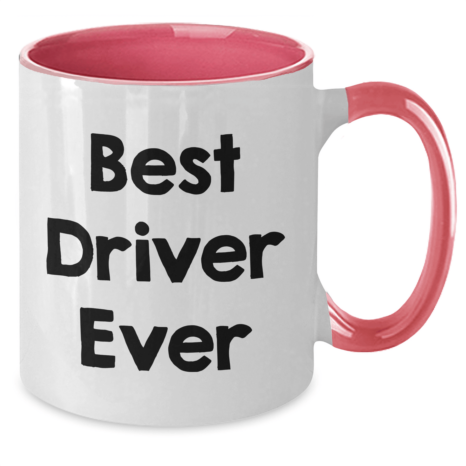 Funny Driver Gifts Two Tone Coffee Mug - 'Best Driver Ever' for Him, Unique Father's Day Unique Gifts from Friends, Funny Driver Mugs for Men - The Buy Boom