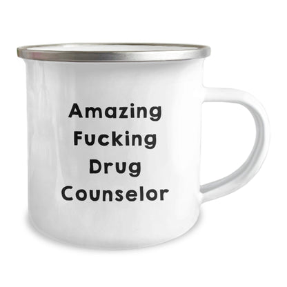 Funny Drug Counselor Gifts from Men to Their Amazing Colleagues - Birthday Unique Presents for Camping Mug Lovers - The Buy Boom