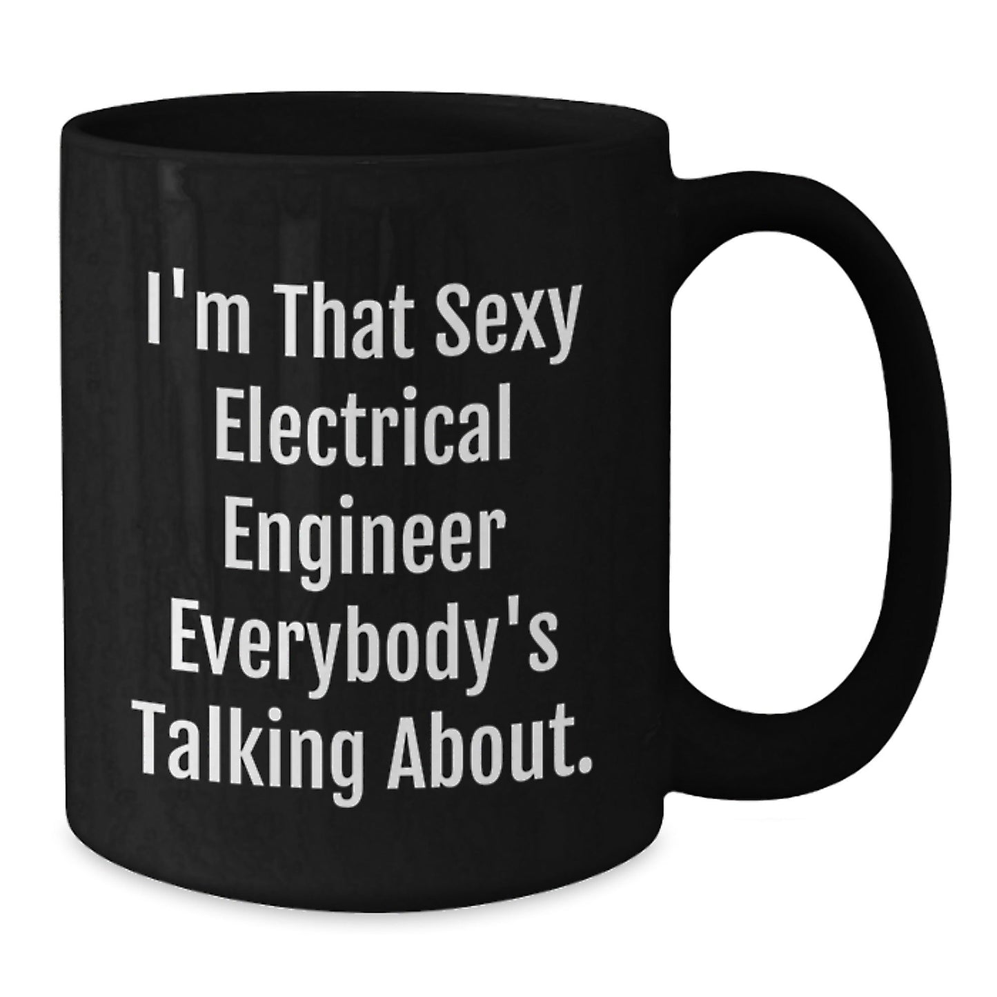 Funny Electrical Engineer Black Coffee Mugs Gifts for Men from Friends Unique Christmas Cheer - The Buy Boom