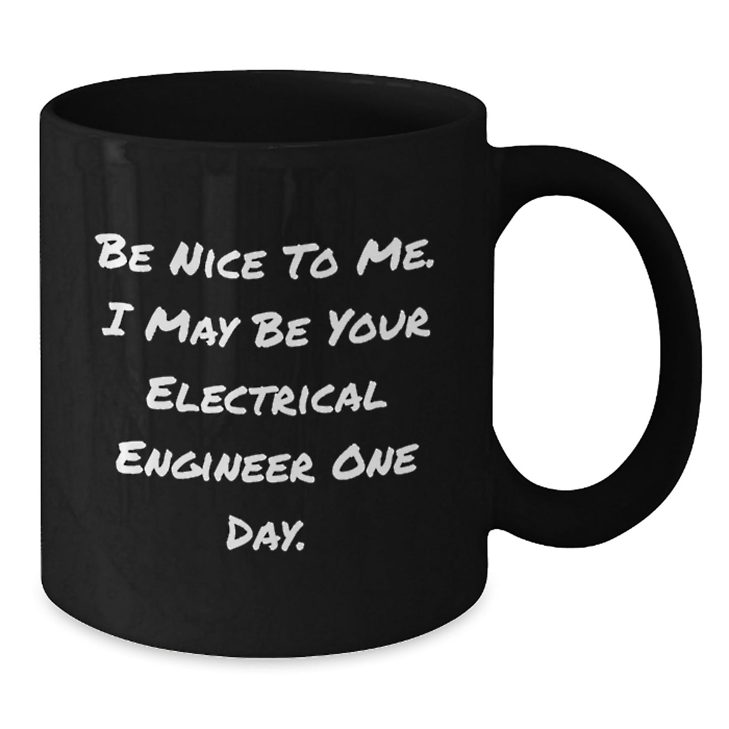 Funny Electrical Engineer Christmas Unique Gifts from Friends or Coworkers Black Coffee Mugs for Electrical Engineers Men - The Buy Boom