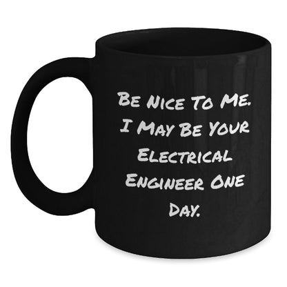 Funny Electrical Engineer Christmas Unique Gifts from Friends or Coworkers Black Coffee Mugs for Electrical Engineers Men - The Buy Boom