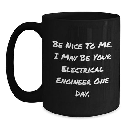 Funny Electrical Engineer Christmas Unique Gifts from Friends or Coworkers Black Coffee Mugs for Electrical Engineers Men - The Buy Boom