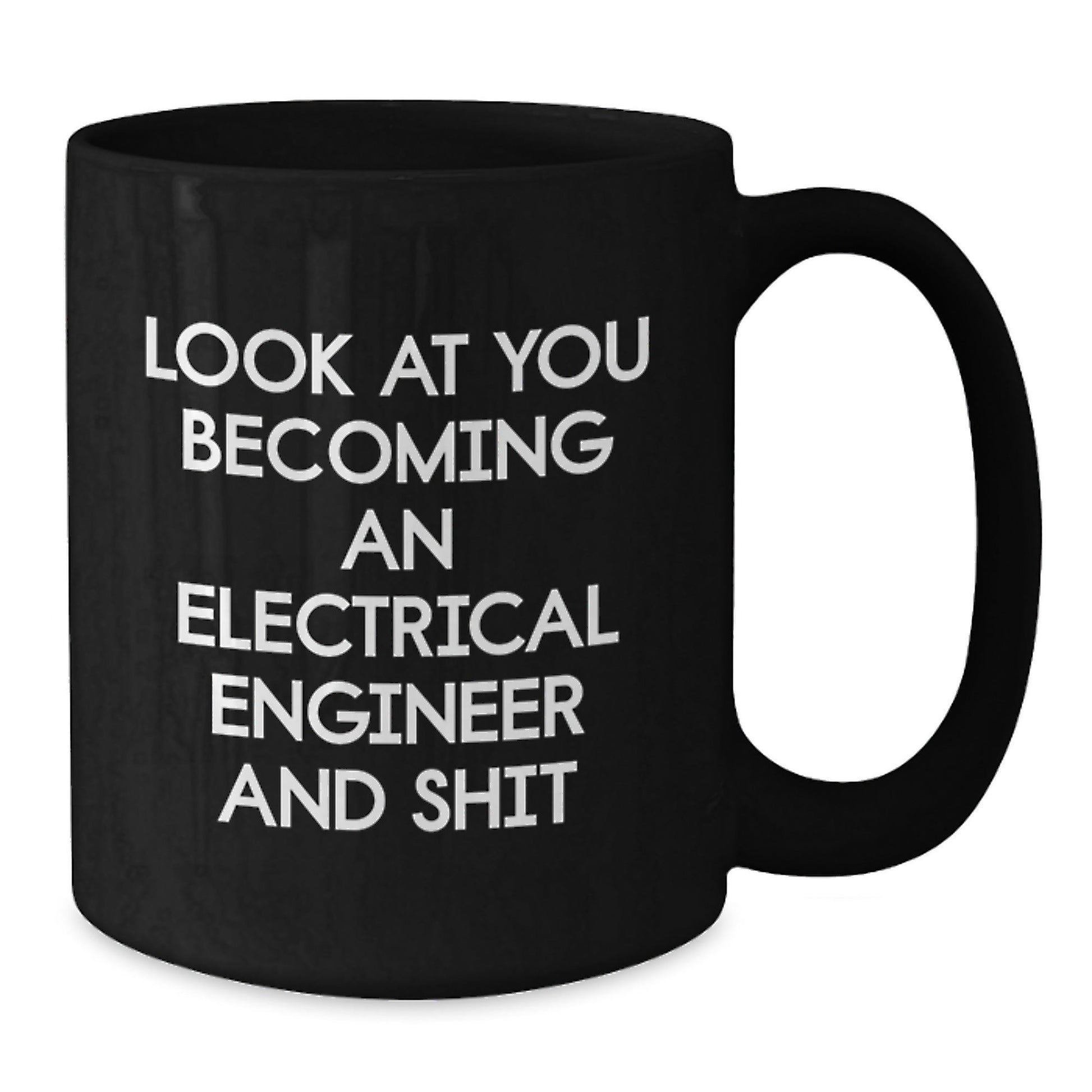 Funny Electrical Engineer Gifts, Black Coffee Mug, Perfect for Electrical Engineer Friends and Coworkers, Gifts from Friends to Electrical Engineer Men - The Buy Boom