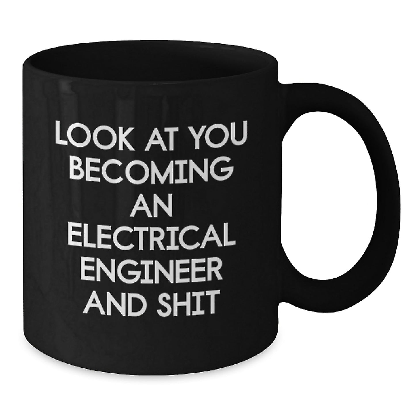 Funny Electrical Engineer Gifts, Black Coffee Mug, Perfect for Electrical Engineer Friends and Coworkers, Gifts from Friends to Electrical Engineer Men - The Buy Boom