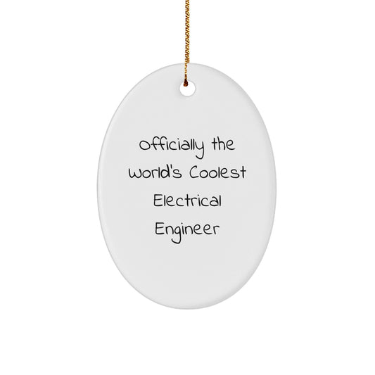 Funny Electrical Engineer Gifts for Men - Oval Ornament - The Buy Boom