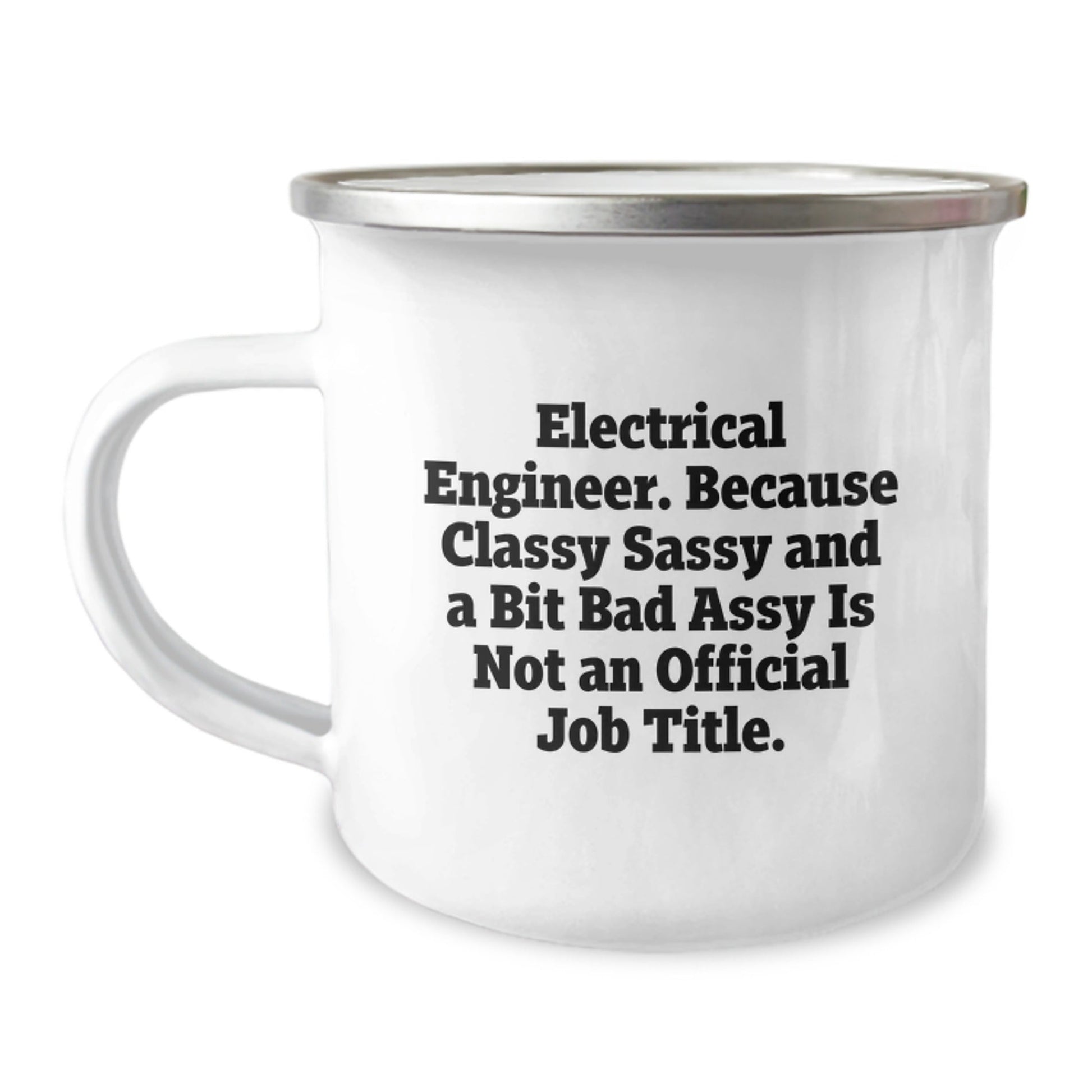 Funny Electrical Engineer Gifts from Friends, Christmas Unique Mugs for Men, Classy Sassy Camping Mug - The Buy Boom