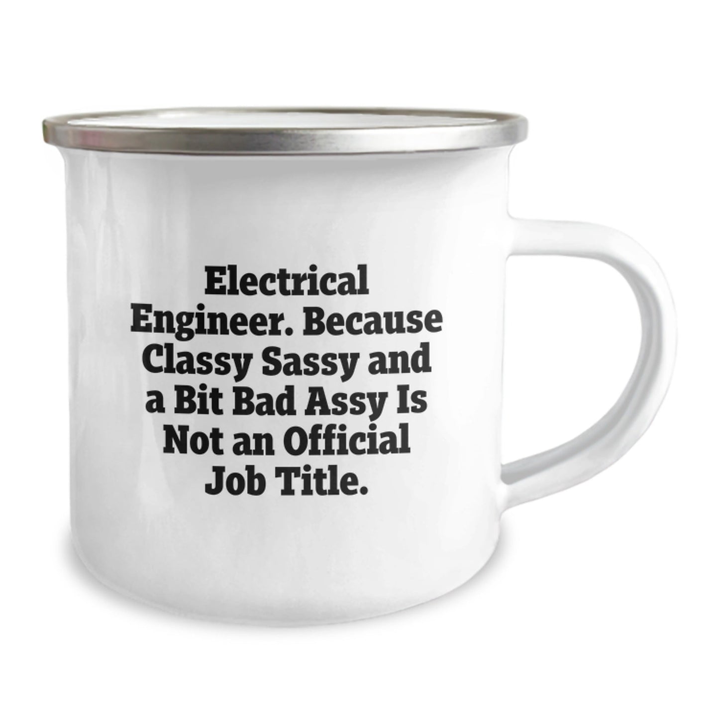 Funny Electrical Engineer Gifts from Friends, Christmas Unique Mugs for Men, Classy Sassy Camping Mug - The Buy Boom