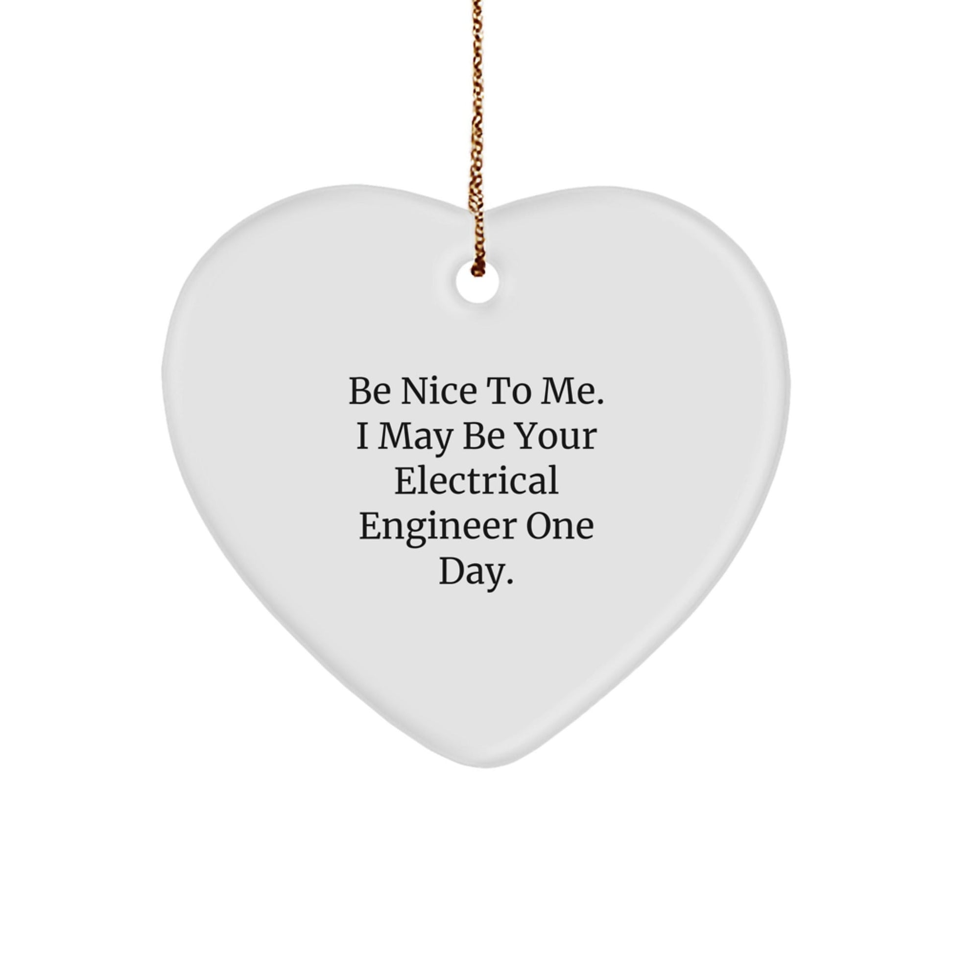 Funny Electrical Engineer Gifts from Friends for Christmas Unique Heart Ornament, Electrical Engineer Heart Shaped Gift for Him - The Buy Boom