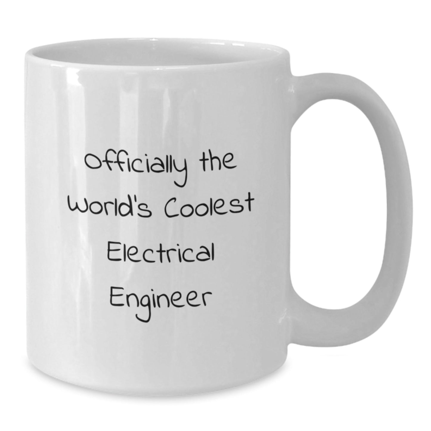 Funny Electrical Engineer Gifts from Friends, White Coffee Mug for Men, Officially The World's Coolest Electrical Engineer Quote, Christmas Unique Gifts - The Buy Boom