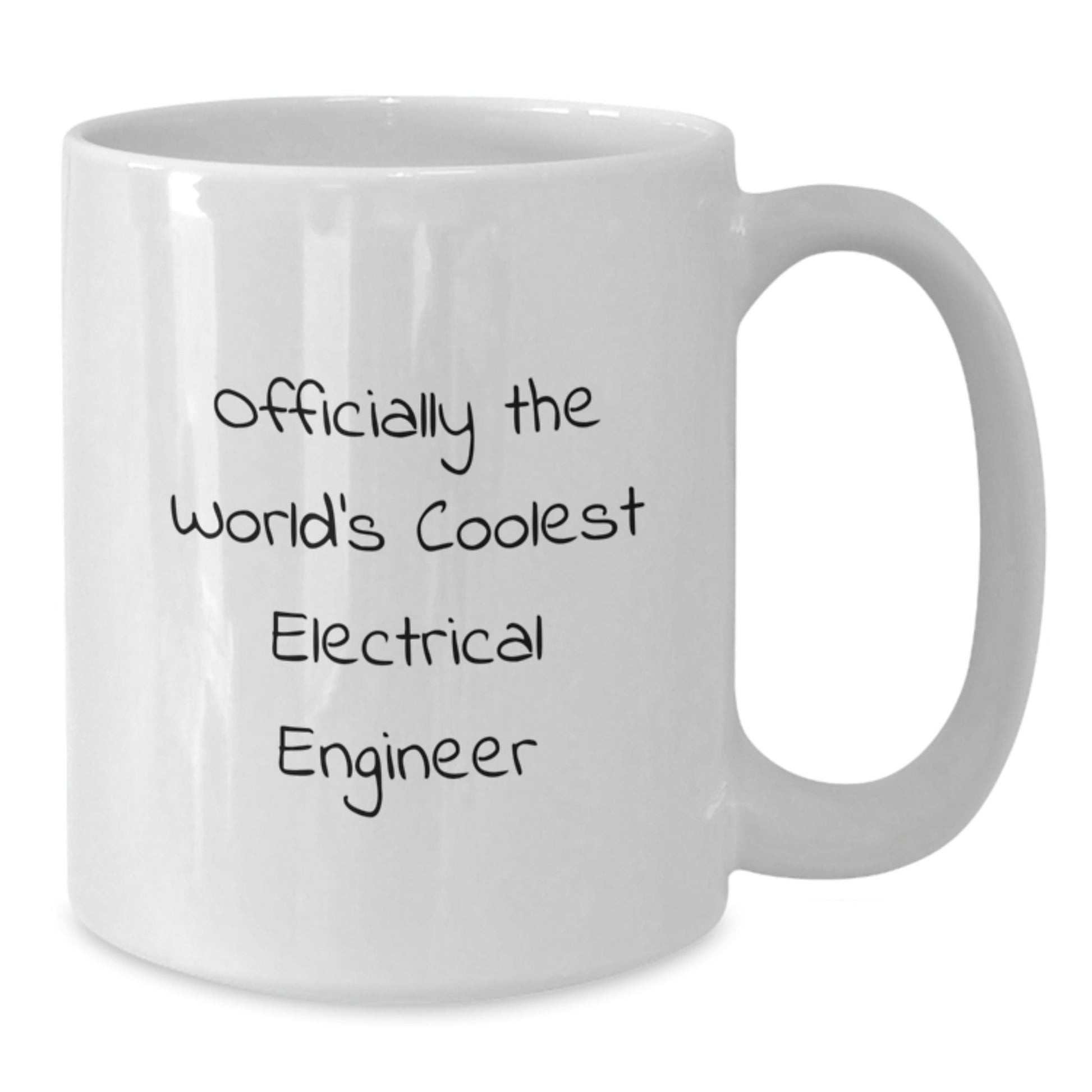 Funny Electrical Engineer Gifts from Friends, White Coffee Mug for Men, Officially The World's Coolest Electrical Engineer Quote, Christmas Unique Gifts - The Buy Boom