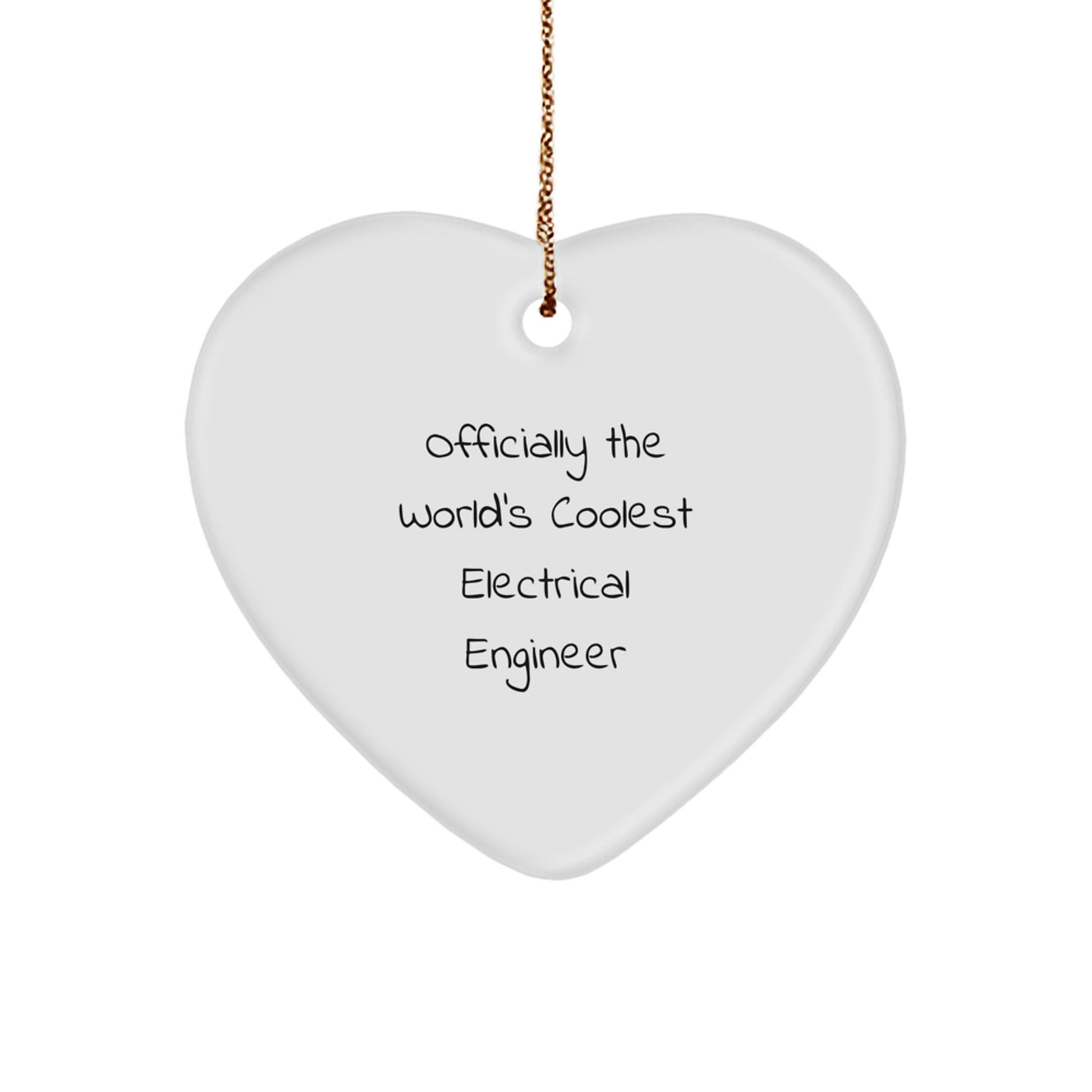 Funny Electrical Engineer Heart Ornament Gift from Friends for Christmas Unique Gifts - The Buy Boom