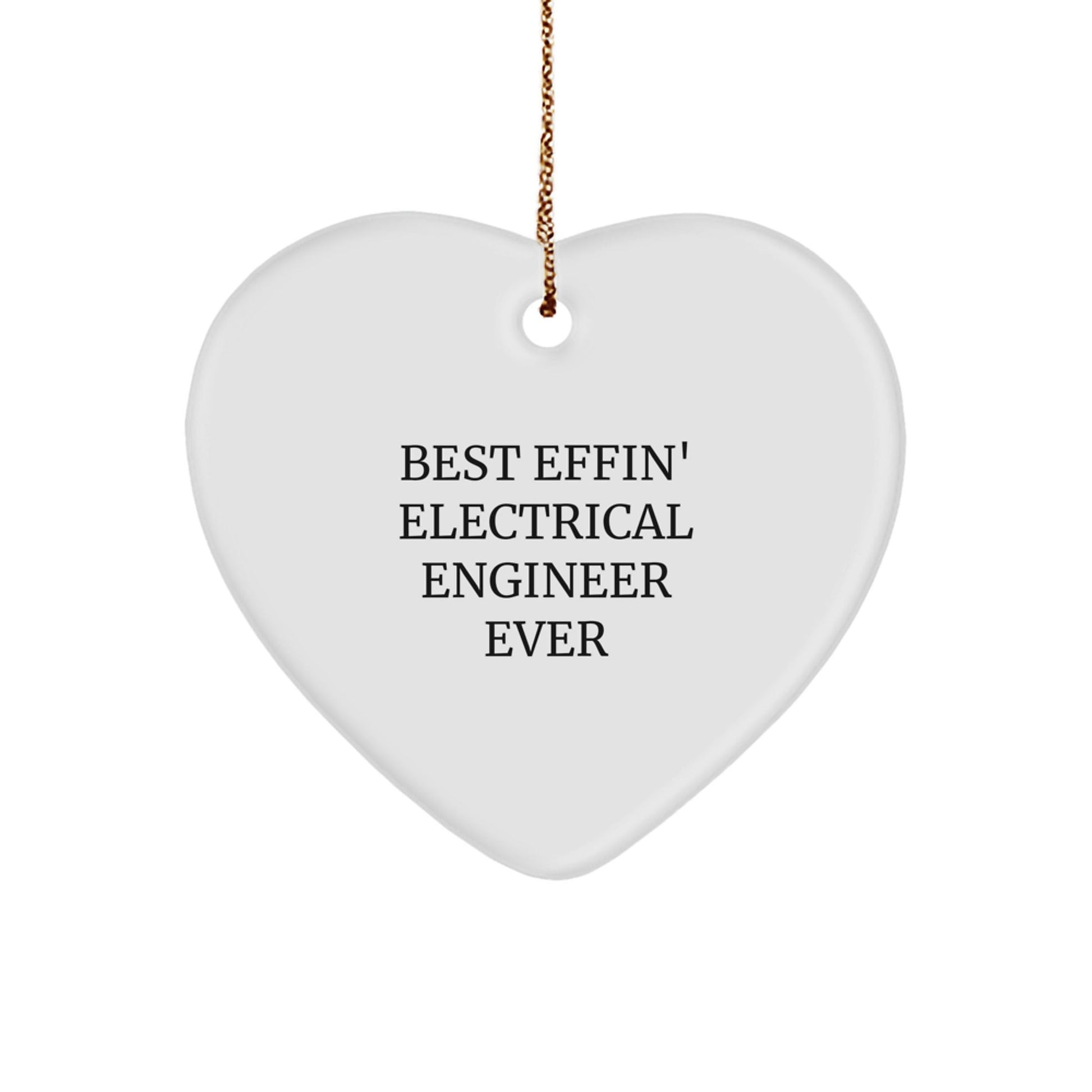 Funny Electrical Engineer Heart Ornaments for Men, Gifts from Friends to Electrical Engineer, Christmas Unique Gifts for Men - The Buy Boom