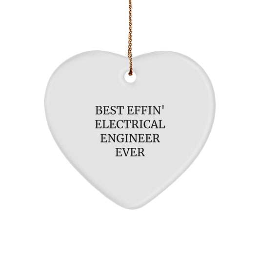 Funny Electrical Engineer Heart Ornaments for Men, Gifts from Friends to Electrical Engineer, Christmas Unique Gifts for Men - The Buy Boom