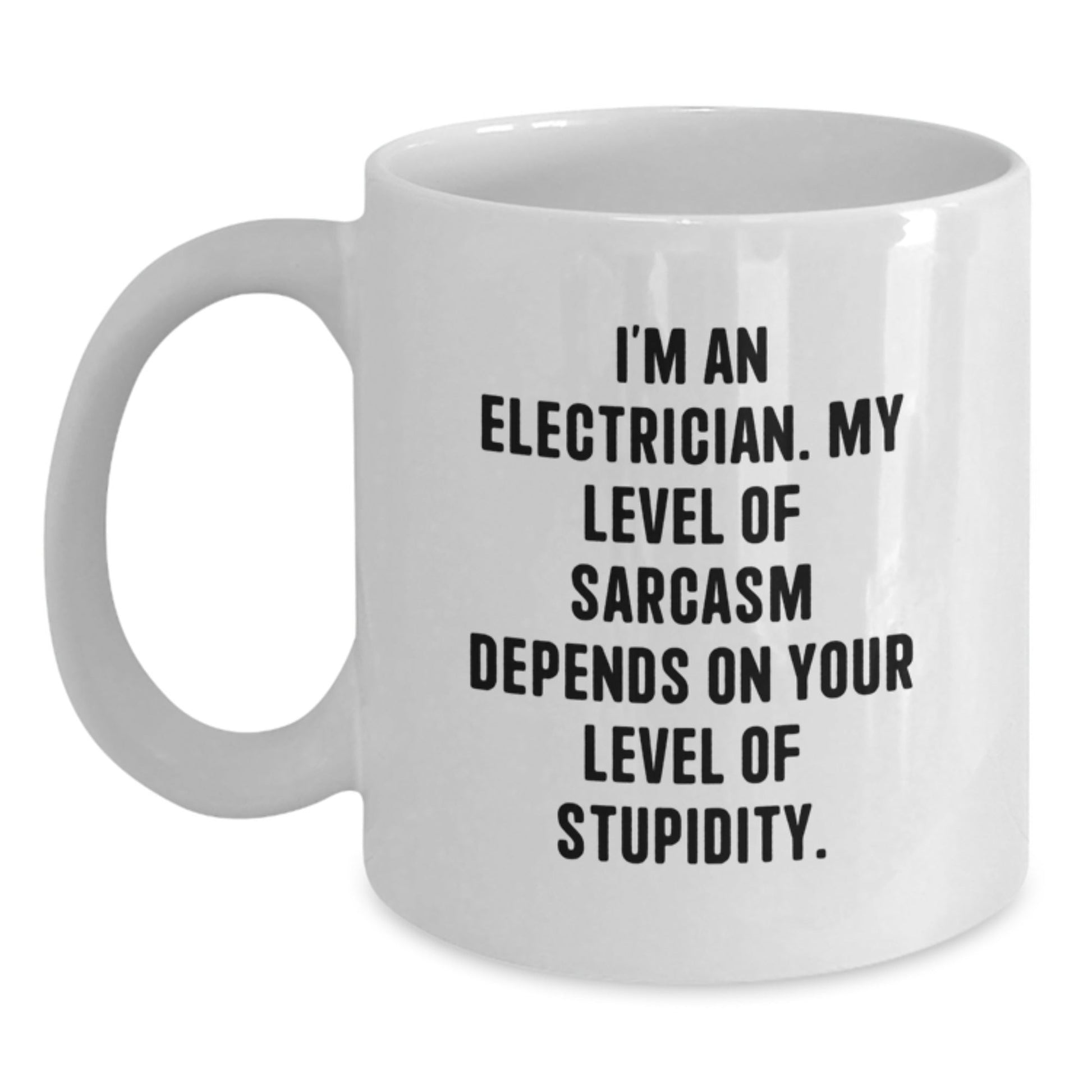 Funny Electrician Gifts for Men from Friends, Unique White Coffee Mugs with Sarcasm Quotes, Christmas Unique Gifts for Electricians - The Buy Boom