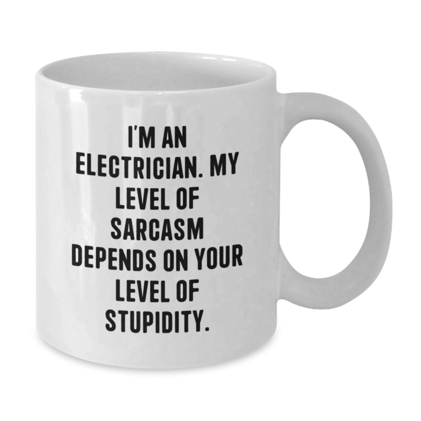 Funny Electrician Gifts for Men from Friends, Unique White Coffee Mugs with Sarcasm Quotes, Christmas Unique Gifts for Electricians - The Buy Boom