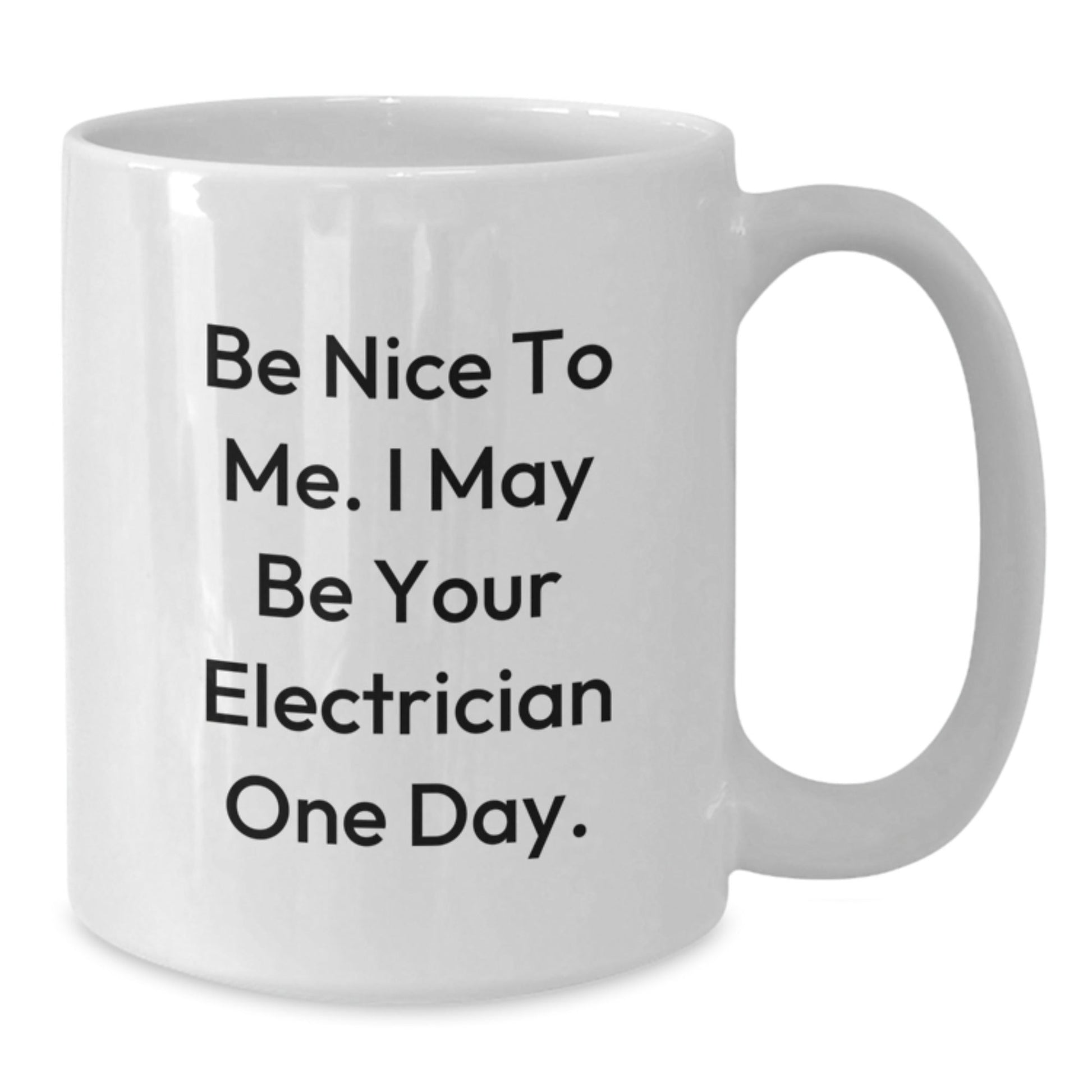 Funny Electrician Gifts for Men, White Coffee Mugs, Presents from Friends, Coworkers, or Family for Electrician, Christmas Unique Gifts - The Buy Boom