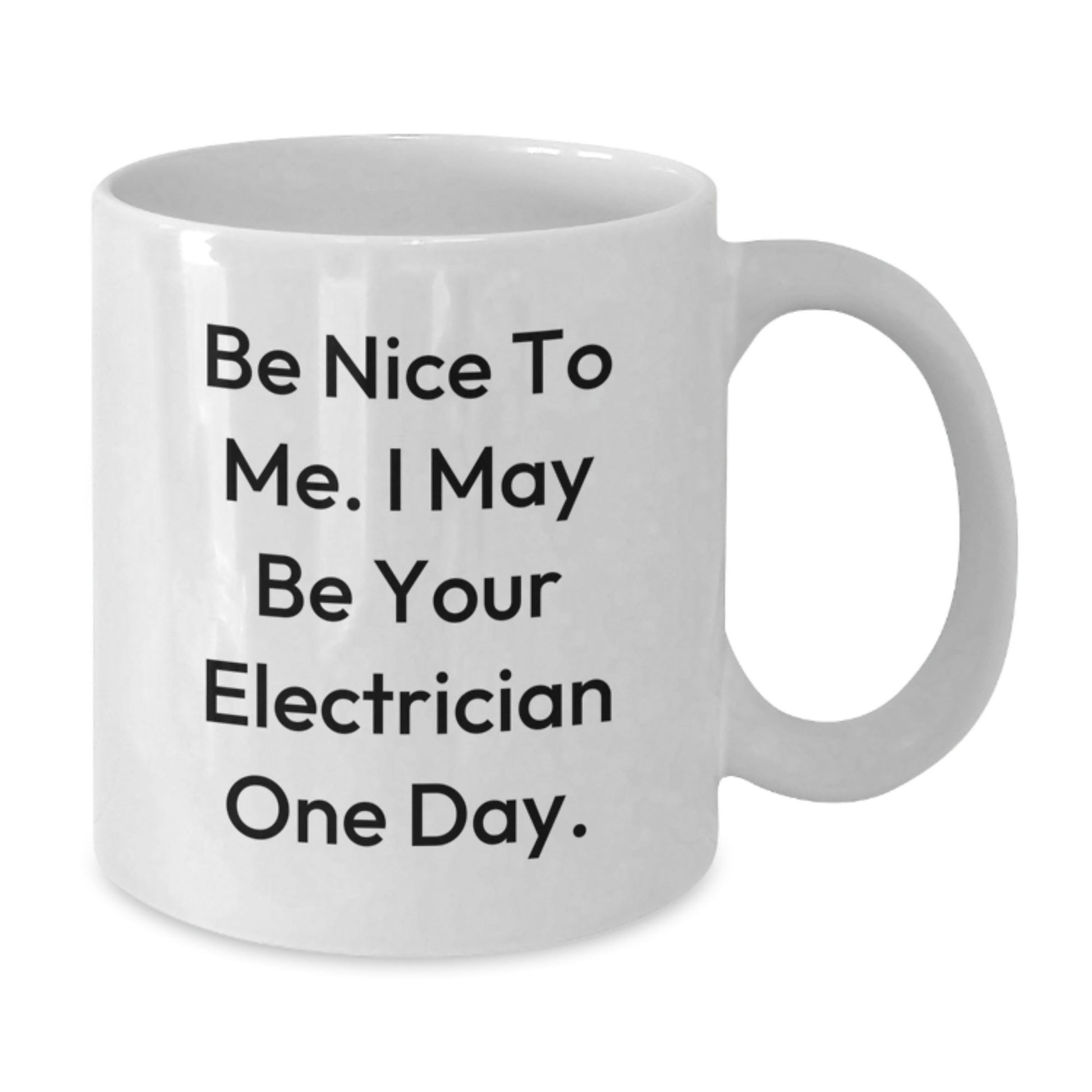 Funny Electrician Gifts for Men, White Coffee Mugs, Presents from Friends, Coworkers, or Family for Electrician, Christmas Unique Gifts - The Buy Boom
