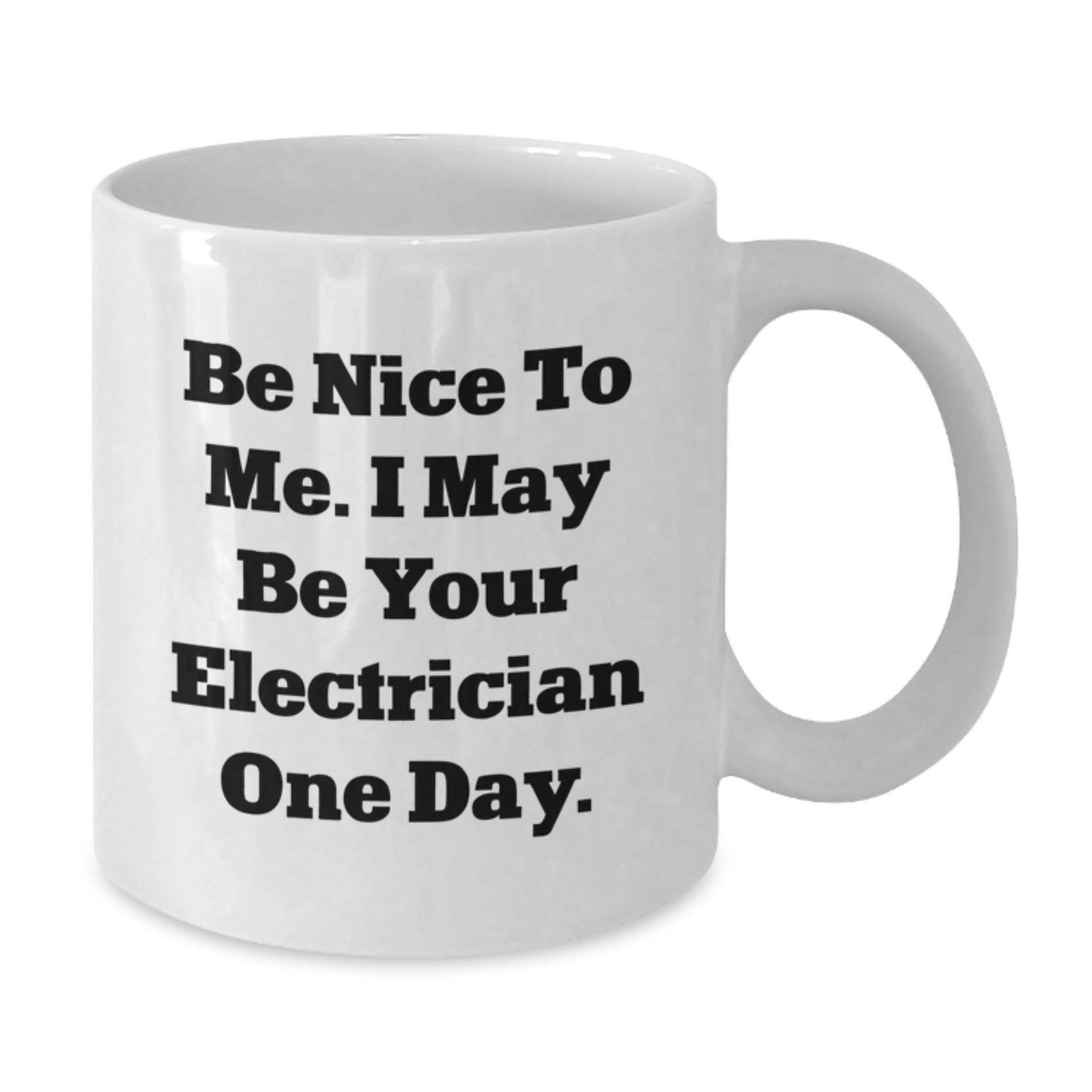 Funny Electrician Gifts from Friends for Electrician Men White Coffee Mugs, Christmas Unique Gifts for Electrician - The Buy Boom