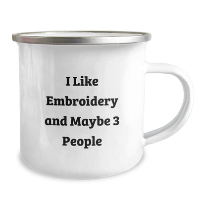Funny Embroidery Camping Mug Gifts for Men from Friends on Christmas - The Buy Boom