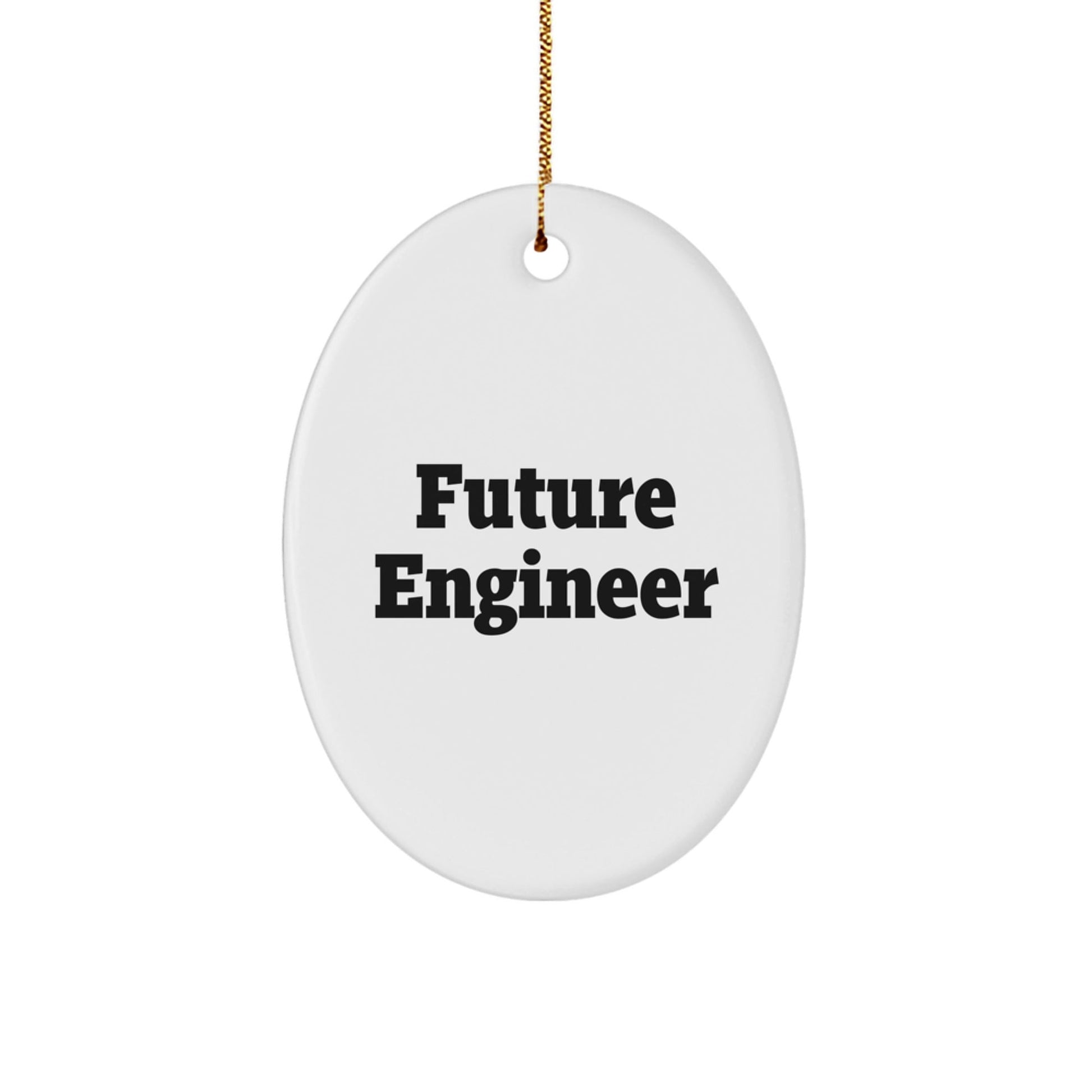 Funny Engineer Gifts for Engineer, Christmas Unique Gifts from Friends, Inspirational Oval Ornament for Engineer, Engineer Oval Shaped Ornament - The Buy Boom