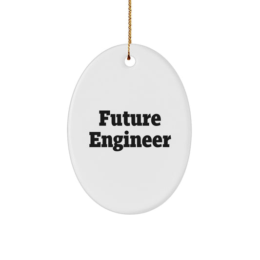 Funny Engineer Gifts for Engineer, Christmas Unique Gifts from Friends, Inspirational Oval Ornament for Engineer, Engineer Oval Shaped Ornament - The Buy Boom
