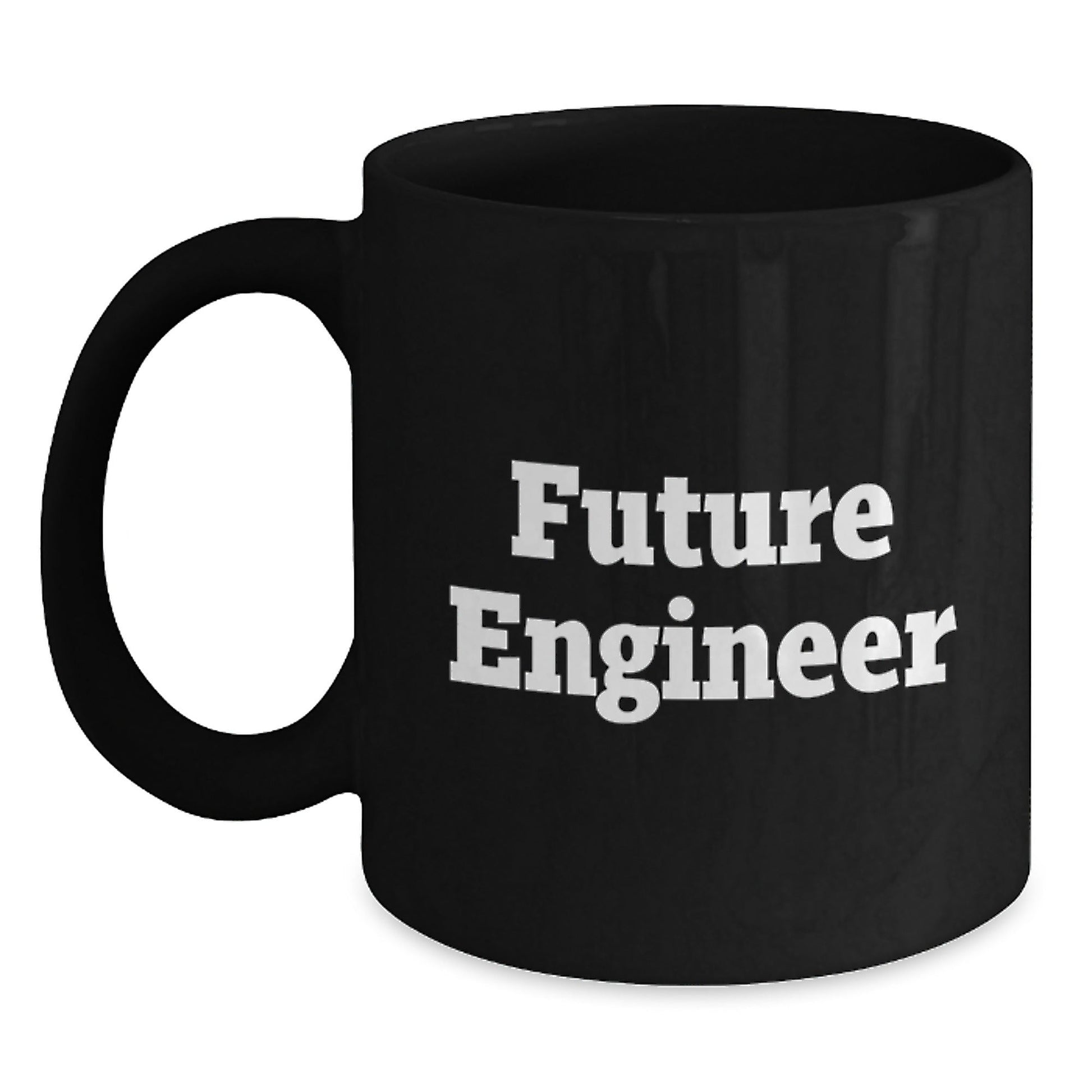 Funny Engineer Gifts for Men Black Coffee Mug 'Future Engineer' Christmas Unique - The Buy Boom