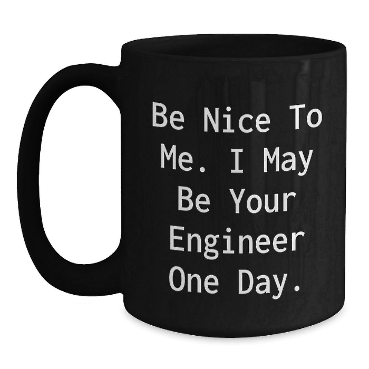 Funny Engineer Gifts from Men to Engineer Friends - Black Coffee Mug Christmas Unique - The Buy Boom