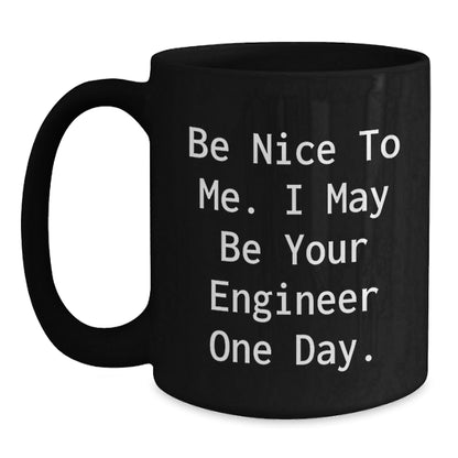 Funny Engineer Gifts from Men to Engineer Friends - Black Coffee Mug Christmas Unique - The Buy Boom