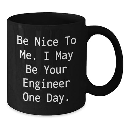Funny Engineer Gifts from Men to Engineer Friends - Black Coffee Mug Christmas Unique - The Buy Boom
