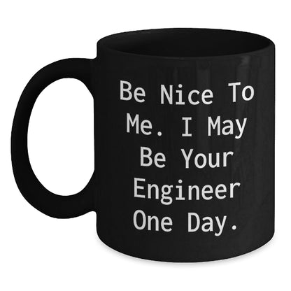 Funny Engineer Gifts from Men to Engineer Friends - Black Coffee Mug Christmas Unique - The Buy Boom
