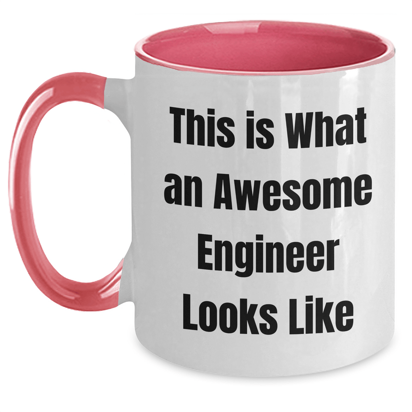 Funny Engineer Gifts - This Is What An Awesome Engineer Looks Like Two Tone Coffee Mug, Gifts from Men to Engineer, Engineer Unique Gifts for Father's Day - The Buy Boom