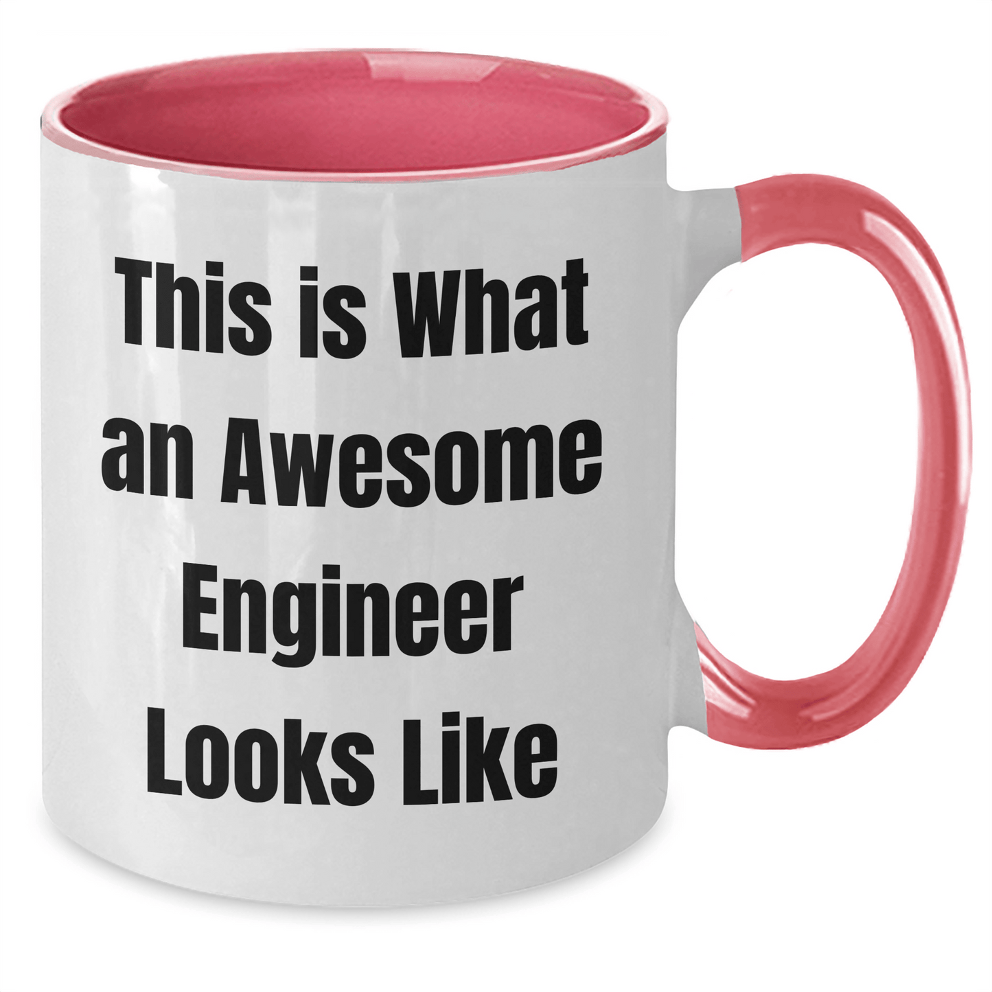 Funny Engineer Gifts - This Is What An Awesome Engineer Looks Like Two Tone Coffee Mug, Gifts from Men to Engineer, Engineer Unique Gifts for Father's Day - The Buy Boom