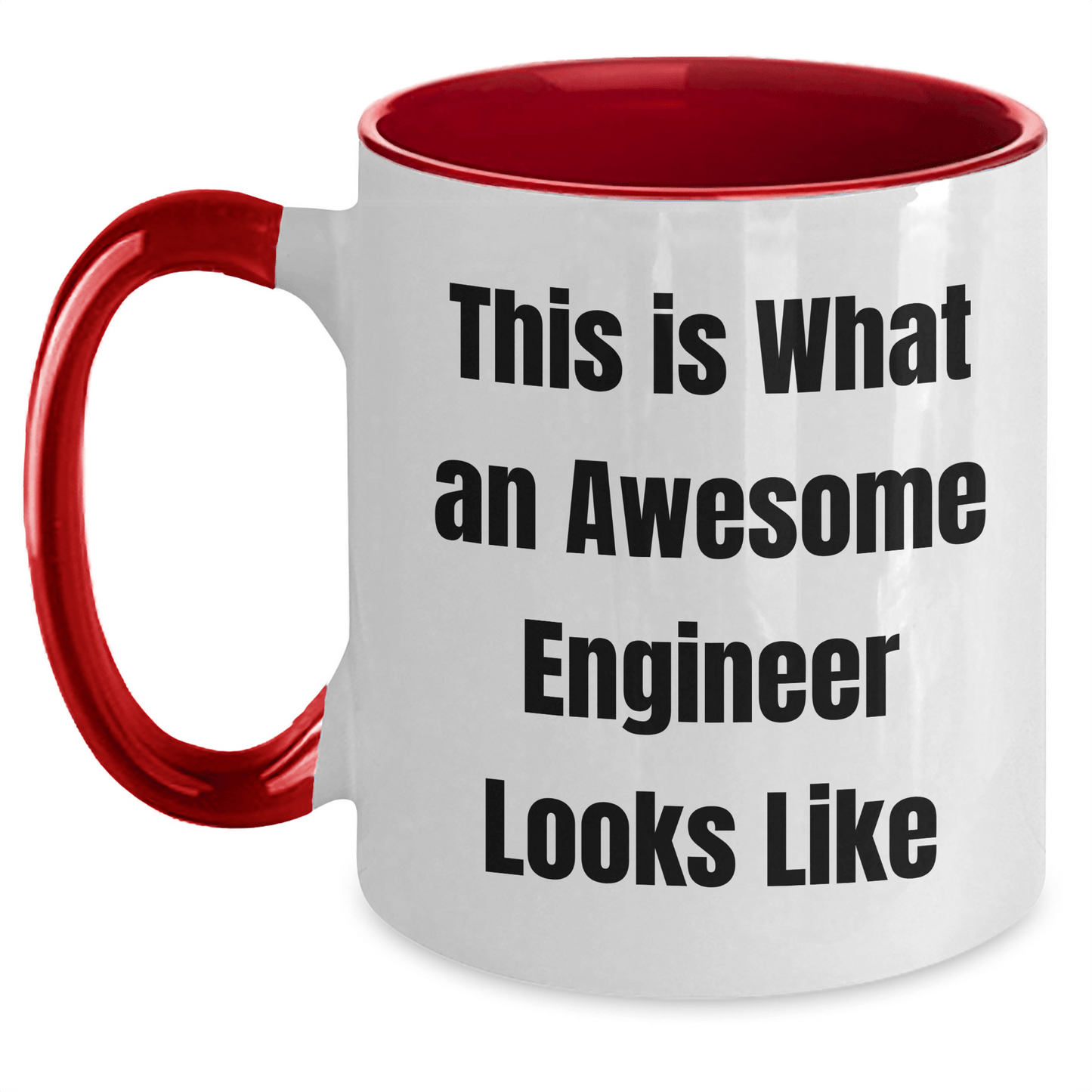 Funny Engineer Gifts - This Is What An Awesome Engineer Looks Like Two Tone Coffee Mug, Gifts from Men to Engineer, Engineer Unique Gifts for Father's Day - The Buy Boom