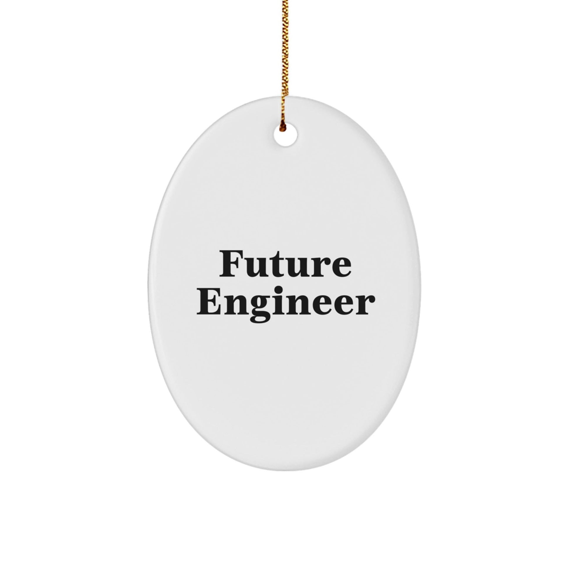 Funny Engineer Quote Oval Ornament Gifts from Friends to Future Engineer Men for Christmas - The Buy Boom