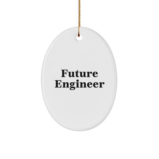 Funny Engineer Quote Oval Ornament Gifts from Friends to Future Engineer Men for Christmas - The Buy Boom