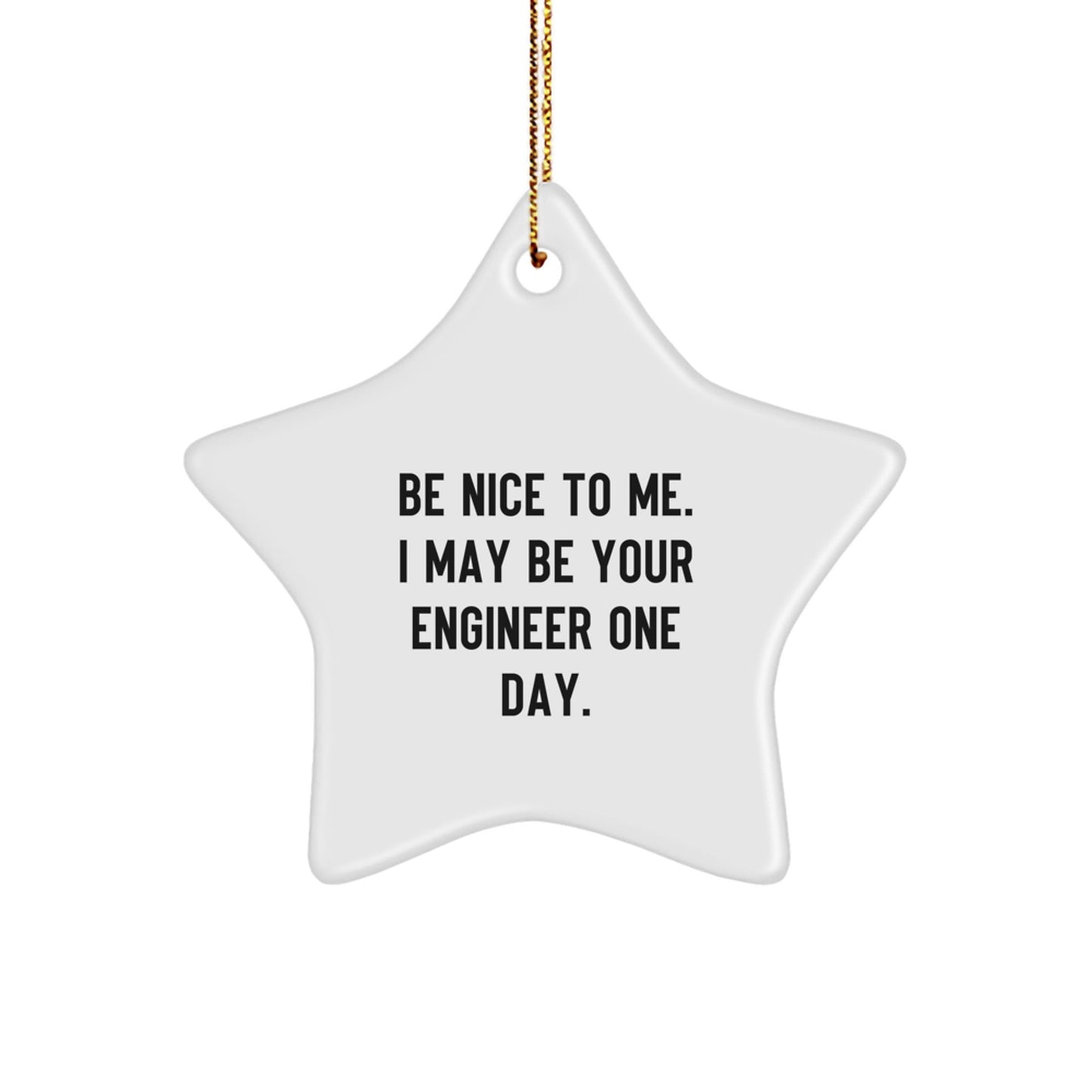 Funny Engineer Star Ornament Gifts from Men to Engineers on Christmas Unique - The Buy Boom