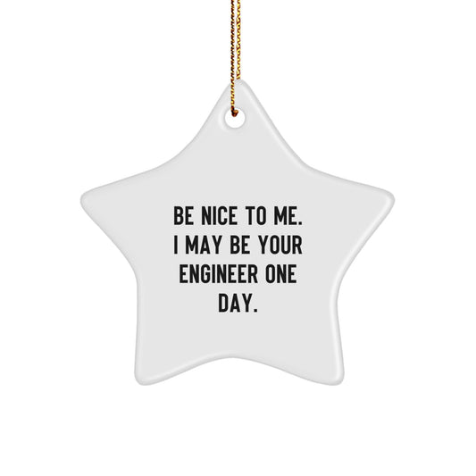 Funny Engineer Star Ornament Gifts from Men to Engineers on Christmas Unique - The Buy Boom