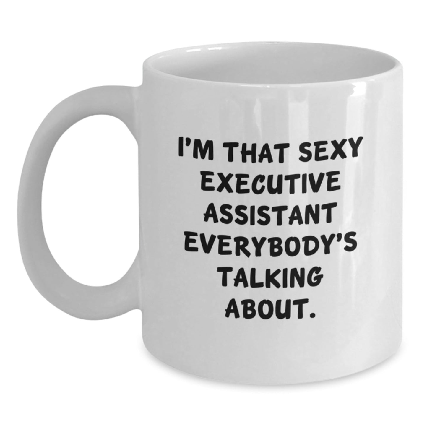 Funny Executive Assistant Christmas Unique Gifts from Friends for Him Her White Coffee Mug - The Buy Boom