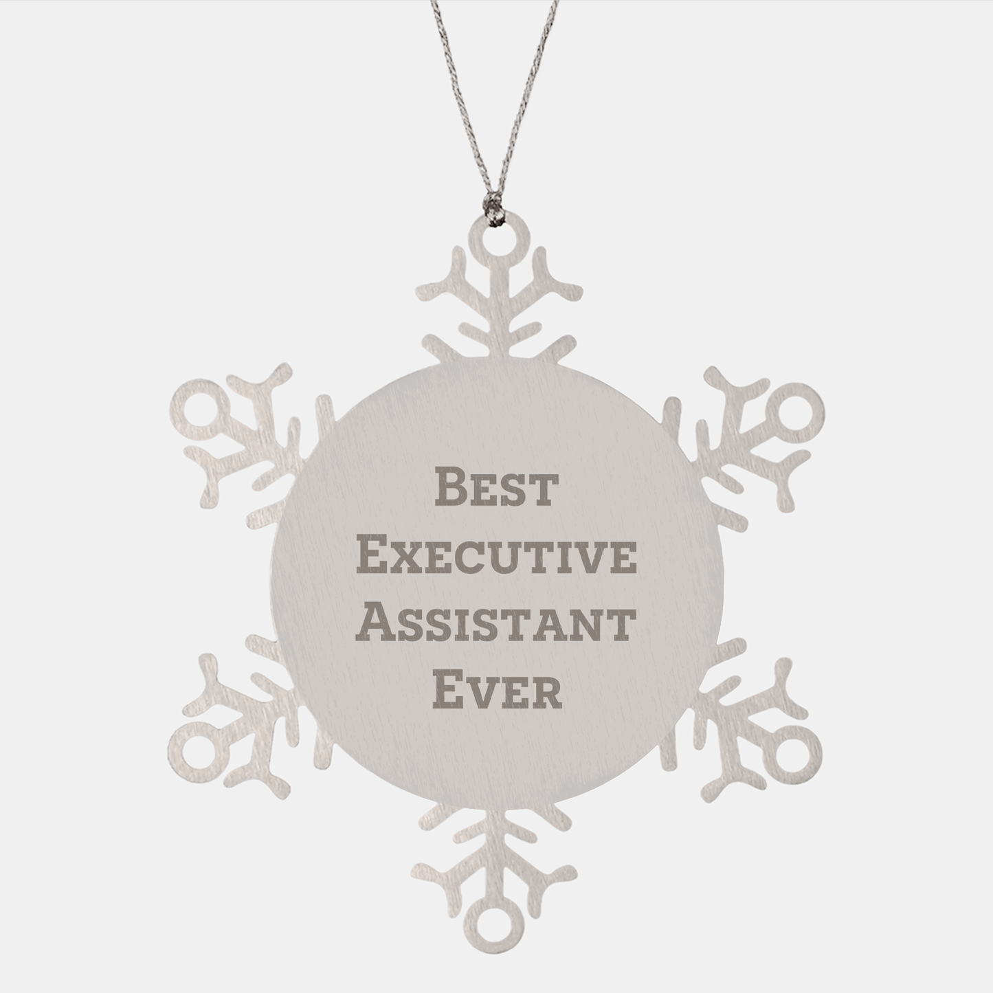 Funny Executive Assistant Gifts from Friends, Snowflake Ornaments for Best Executive Assistant Ever at Christmas - The Buy Boom