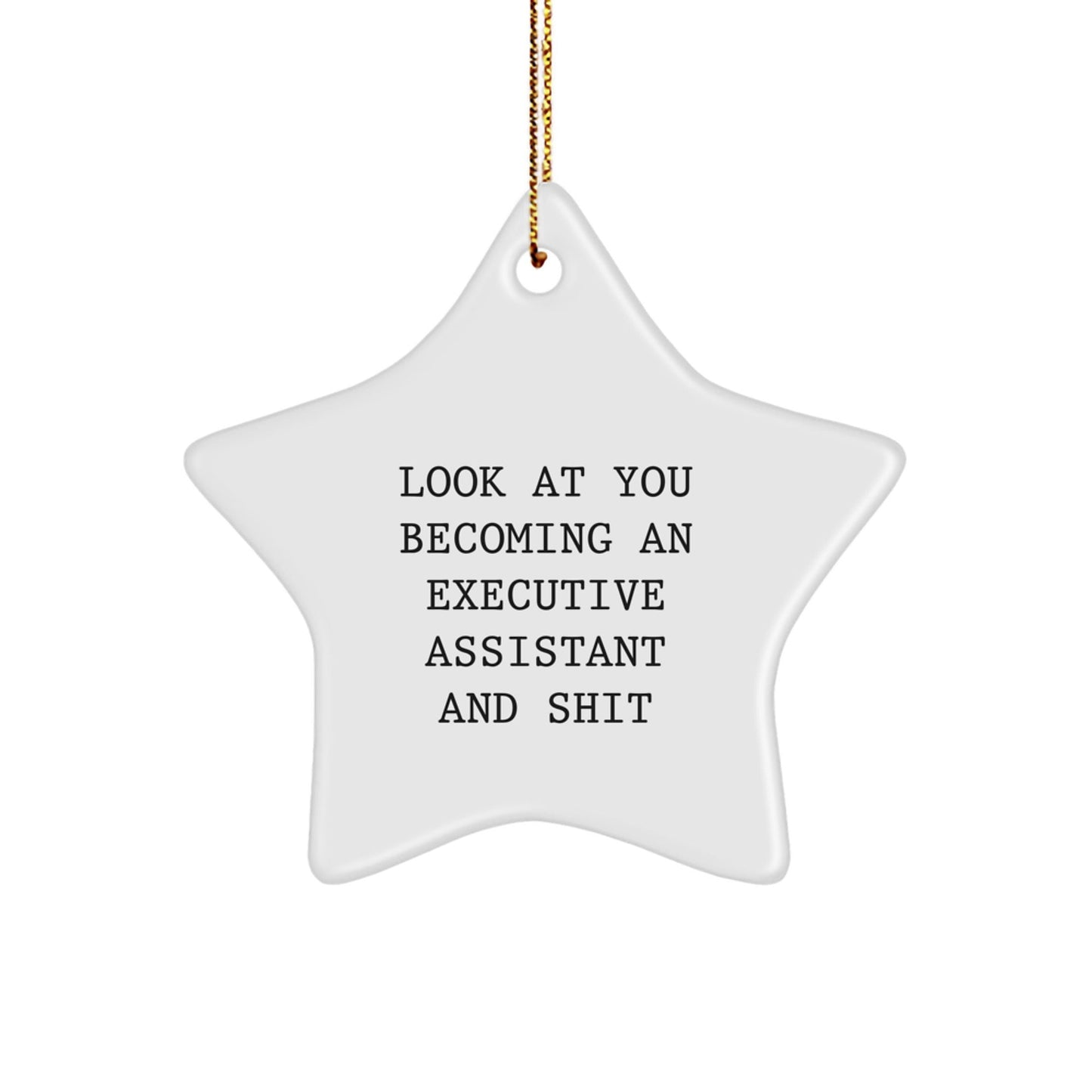 Funny Executive Assistant Gifts, Star Ornament for Christmas Unique Gifts from Friends to Executive Assistant - The Buy Boom