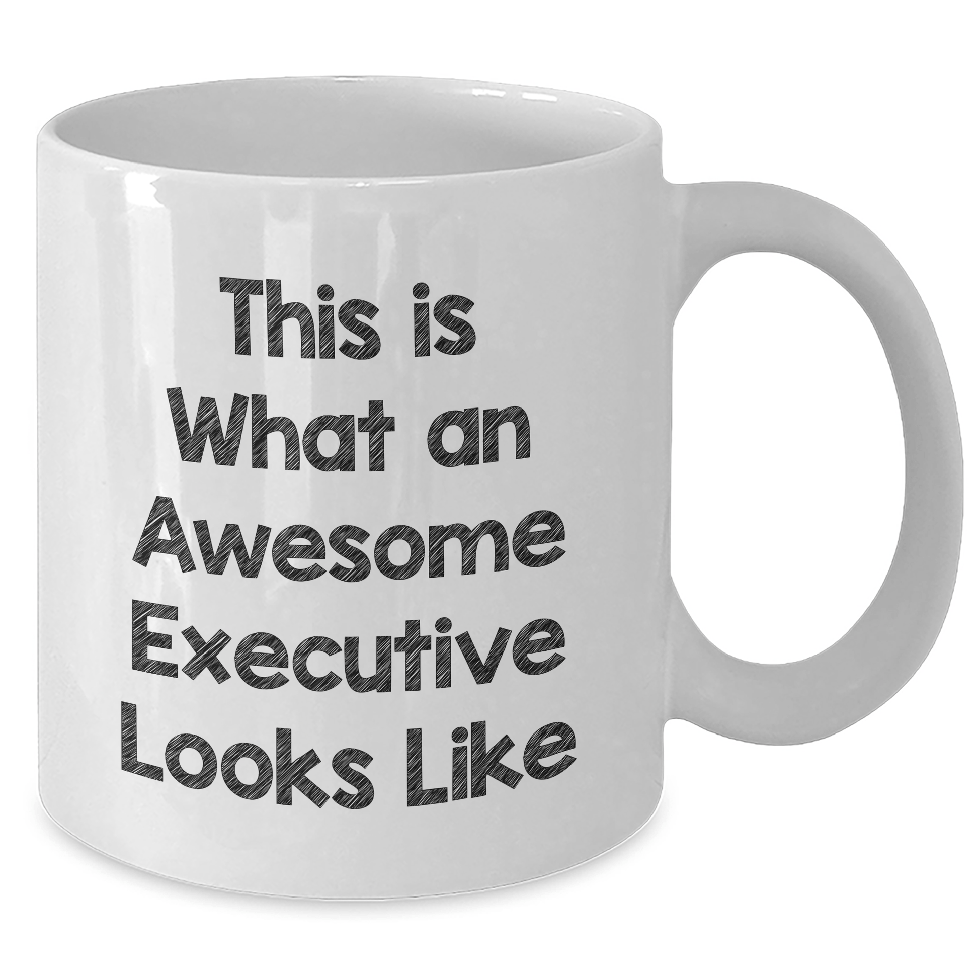 Funny Executive Gifts for Him, 'This Is What An Awesome Executive Looks Like' White Coffee Mug, Father's Day Unique Gifts from Men to Executive Friends and Coworkers - The Buy Boom